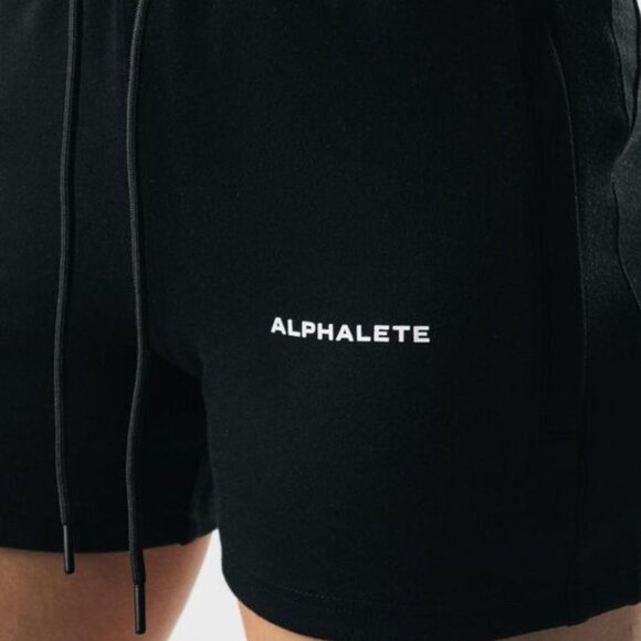 NEW Alphalete Essential Core Athletic Shorts Black - Picture 4 of 9